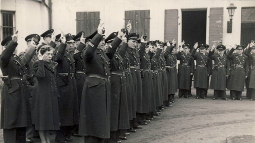 Vereidigung Polizisten 1947