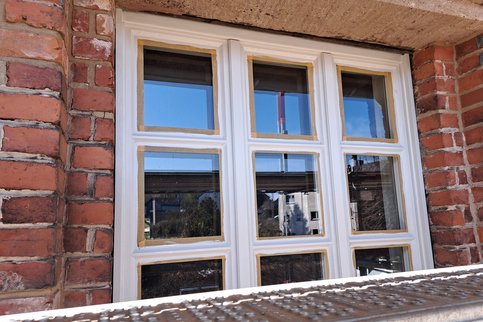 Fenster gestrichen