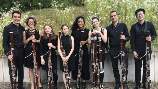 Foto zeigt Bläserensemble